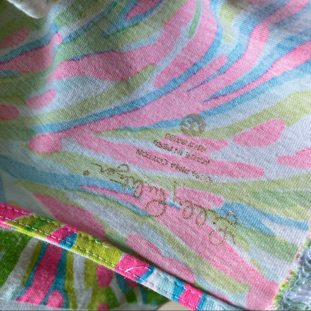 Lilly Pulitzer XS Bright Prima Cotton Beach Dress - Picture 7 of 9